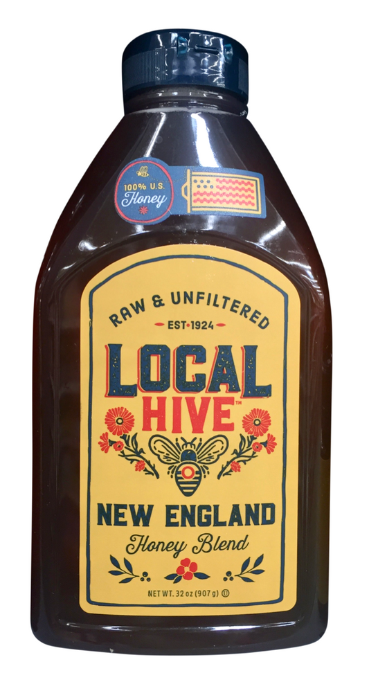 로컬하이브 Local Hive 살충제/항생제-프리 뉴잉글랜드 생 꿀 907g