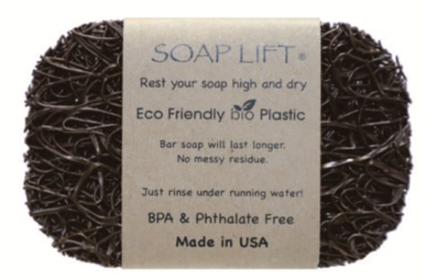 솝리프트 Soap Lift Soap Lift BPA/프탈레이트-프리 비누 받침 Brown