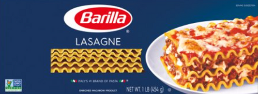 바릴라 Barilla Non-GMO 라자냐 454g 2개 (908g)