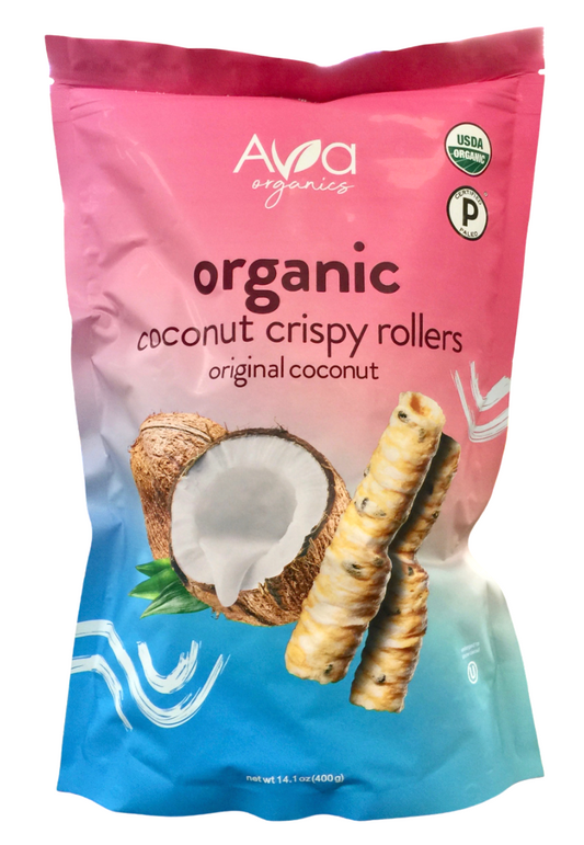 아바 Ava 유기농 코코넛 크리스피 롤러 130pc (400g) *100% 천연원료*
