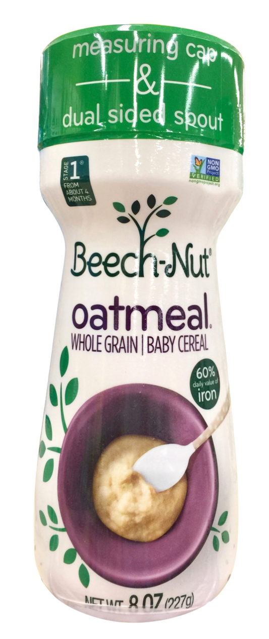 비치너트 Beech Nut 유기농/Non-GMO 통곡물 귀리 베이비 시리얼 227g