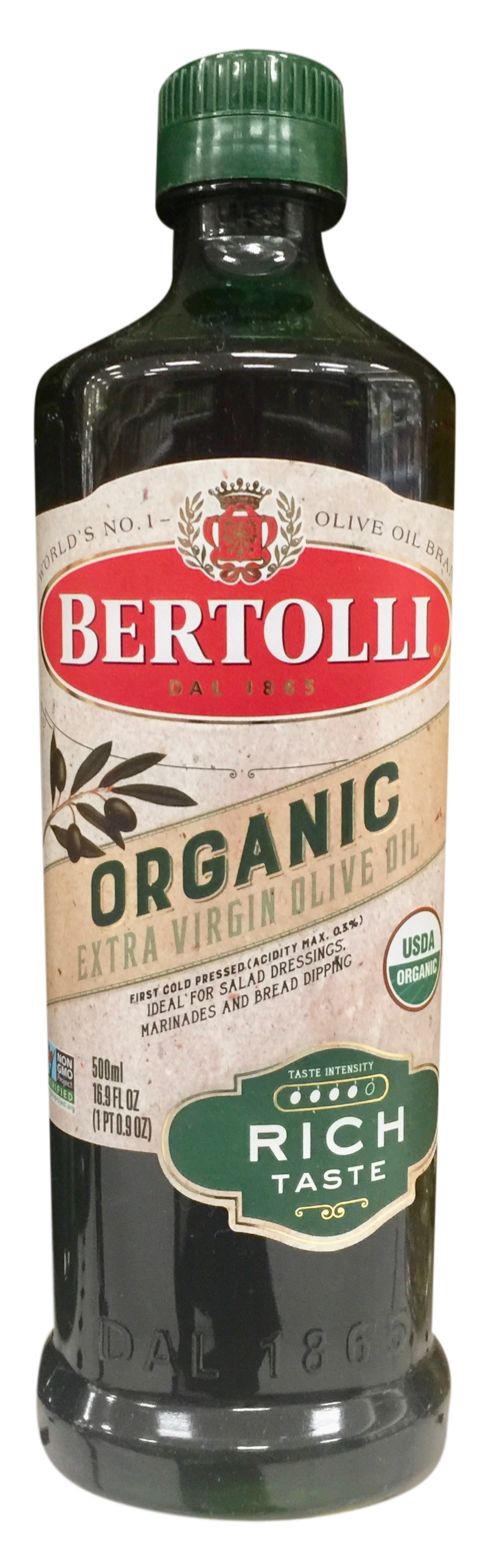 베르톨리 Bertolli 유기농/Non-GMO 엑스트라 버진 올리브 오일 500ml
