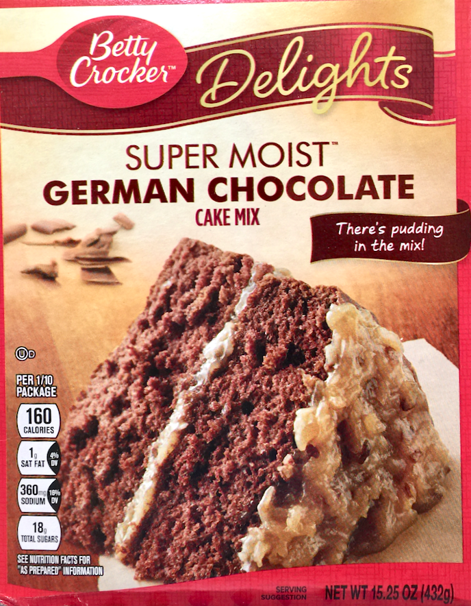 제너럴밀즈 General Mills 베티크로커 저먼 (독일) 초콜렛 케이크 믹스 432g