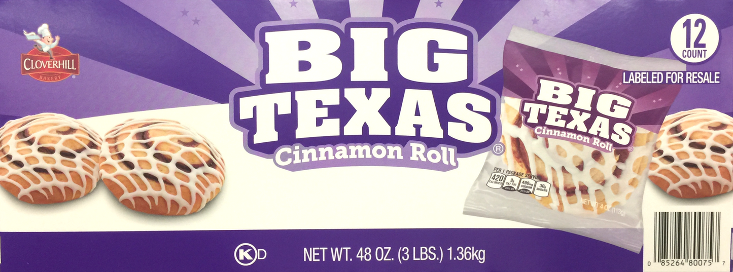 빅텍사스 Big Texas 시나몬롤 12pc (1.36kg)