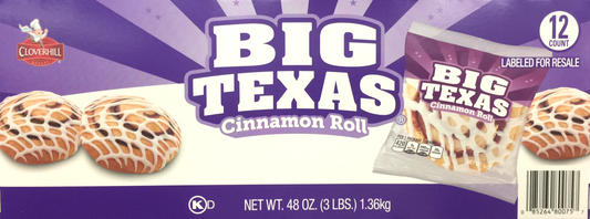 빅텍사스 Big Texas 시나몬롤 12pc (1.36kg)