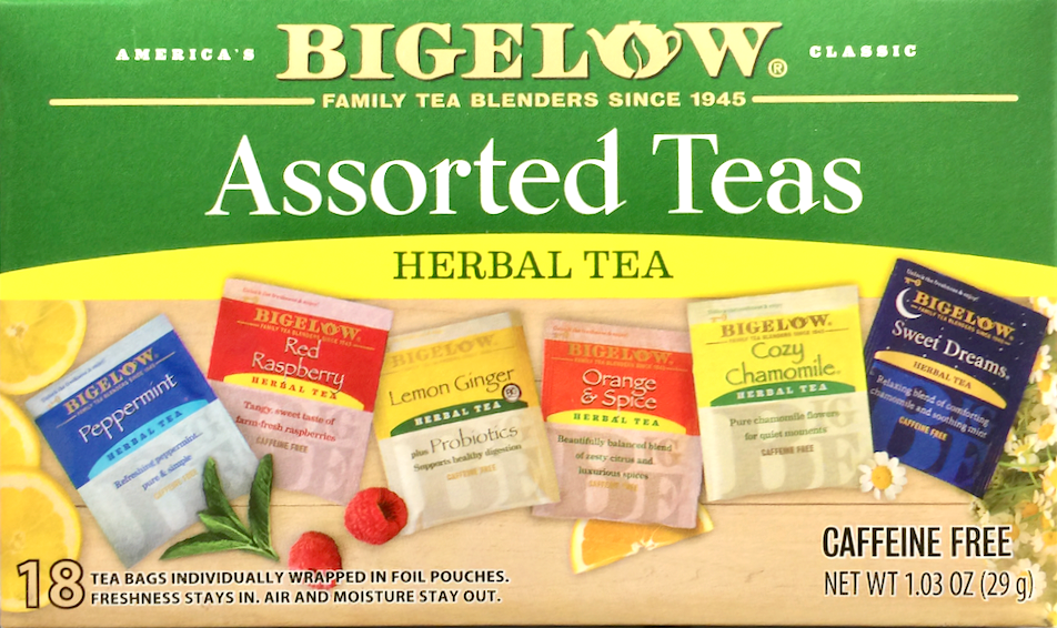 비글로 Bigelow Non-GMO 어소티드 (모둠) 허브차 18티백