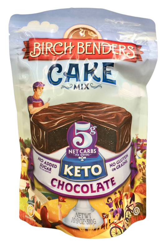 버치벤더 Birch Benders 슈가/글루텐-프리 케토 초콜렛 컵케이크 & 케이크 믹스 310g