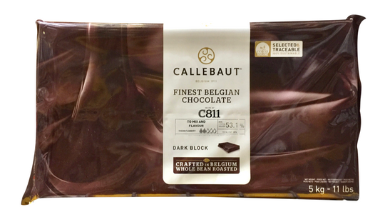 배리칼레보 Barry Callebaut 벨지안 초콜렛 코코아 53% 다크블록 5kg #C811