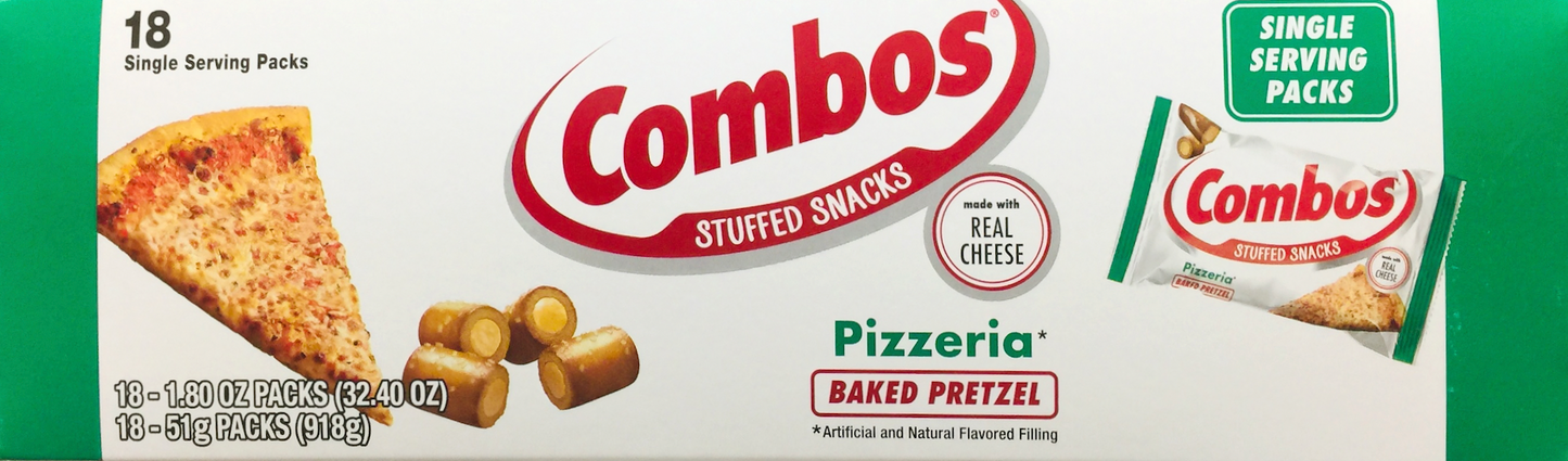 콤보스 Combos 피자 프레즐 싱글 18팩 (918g)