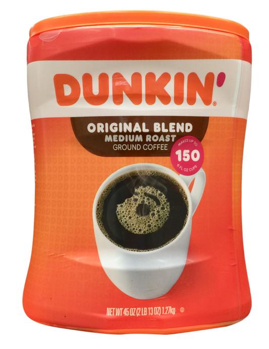 던킨 Dunkin 오리지널 블렌드 미디엄 로스트 분쇄 커피 캐니스터 1.27kg