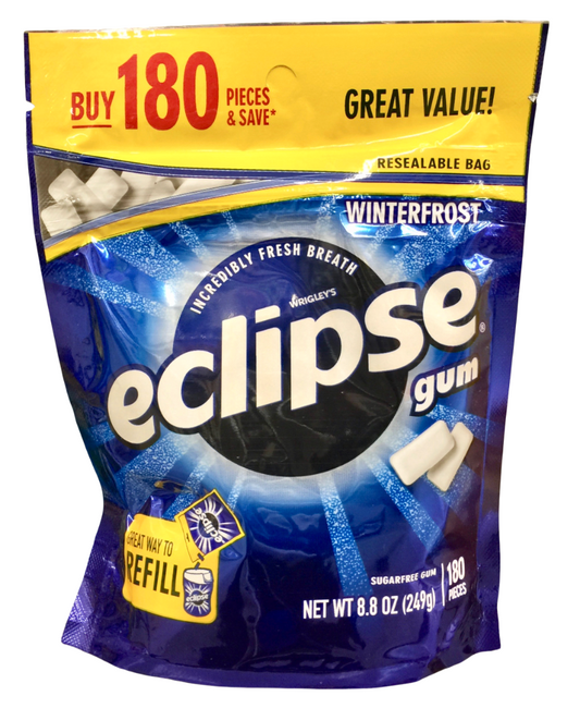 이클립스 Eclipse 윈터프로스트 무설탕 껌 180pc