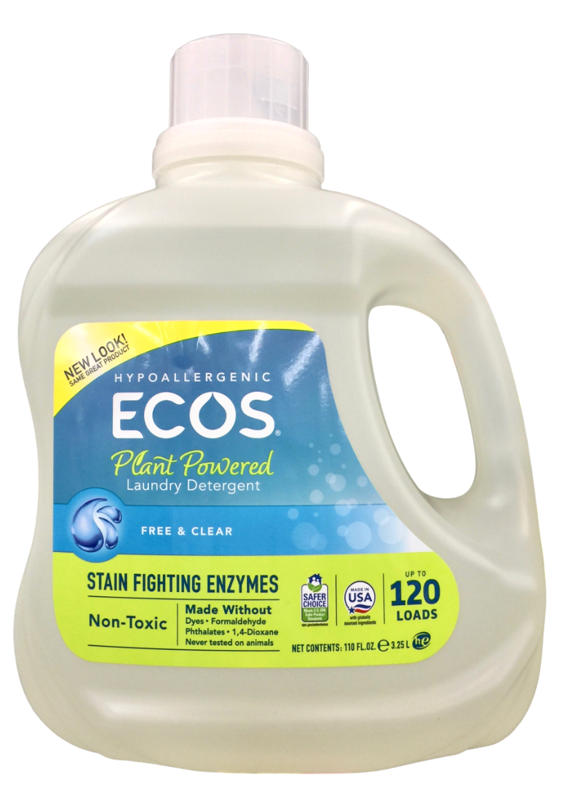[세이퍼초이스 인증] 에코스 ECOS 프리앤클리어 세탁세제 3.25L
