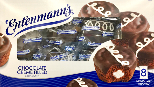 엔텐만 Entenmann's 초콜렛 크림 컵케이크 개별포장 8개 (360g)