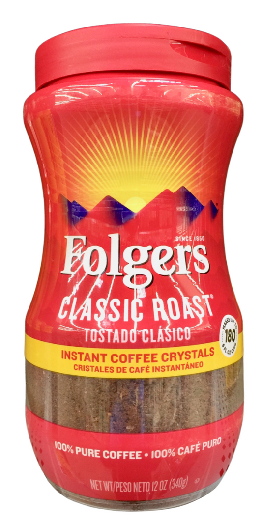 폴저스 Folgers 클래식 로스트 인스턴트 커피 340g