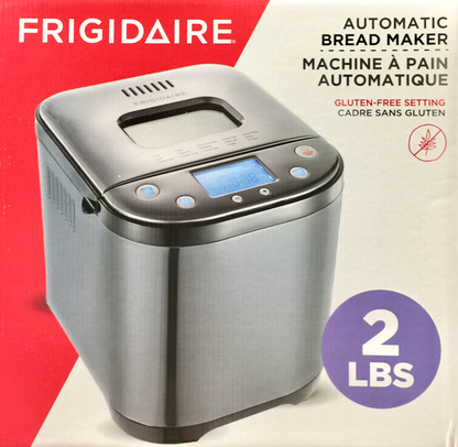 프리지데어 Frigidaire 710와트 2파운드 스텐레스 제빵기 EBRM100-SS *슈가/글루텐-프리/요거트 코스*