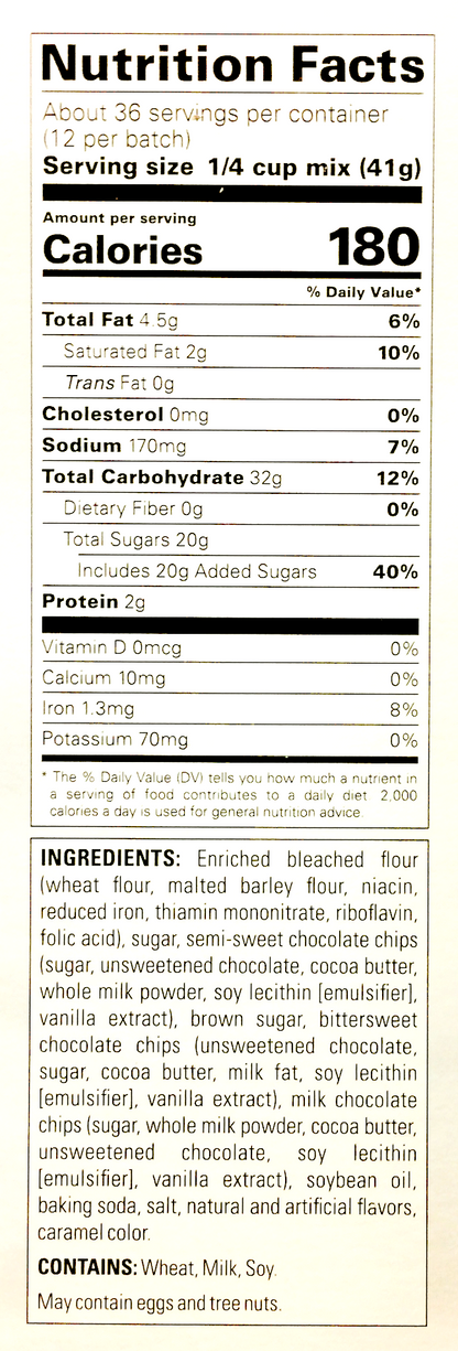 기라델리 Ghirardelli 트리플 초콜렛 쿠키 믹스 1.48kg