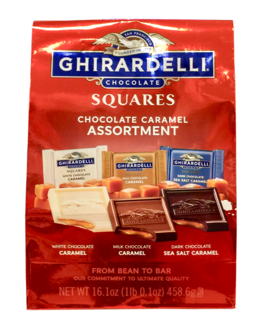 기라델리 Ghirardelli 카라멜 초콜렛 3가지맛 458g #밀크#다크#화이트