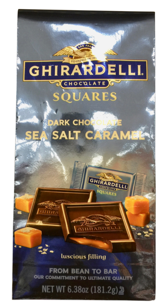 기라델리 Ghirardelli 시솔트 카라멜 다크초콜렛 181g