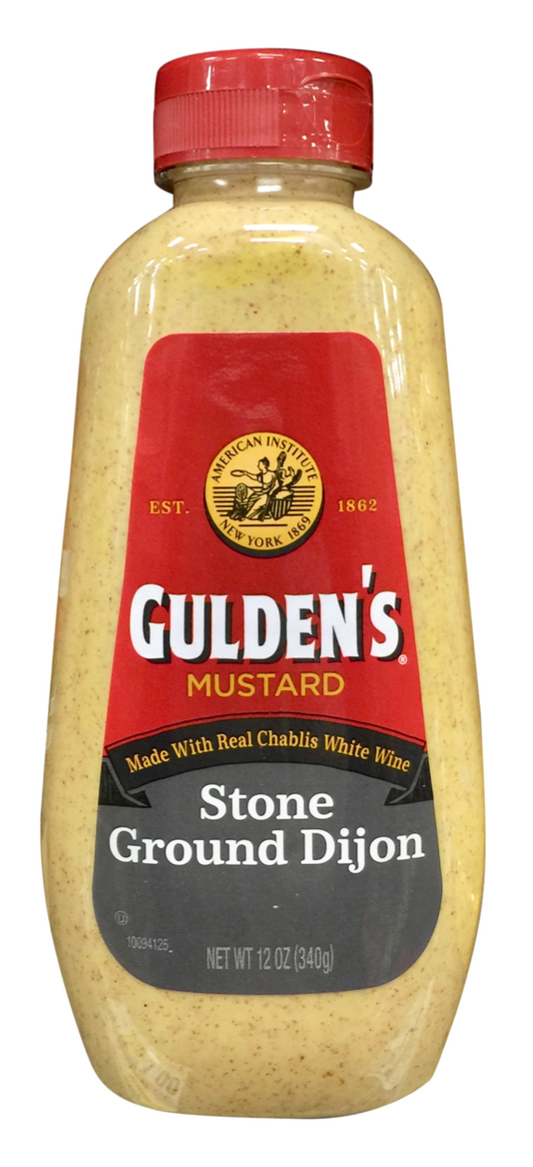 걸덴스 Gulden's Non-GMO 스톤그라운드 디종 머스타드 340g