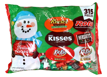 허쉬 홀리데이 초콜렛 6가지맛 밸류팩 315pc (2.3kg)