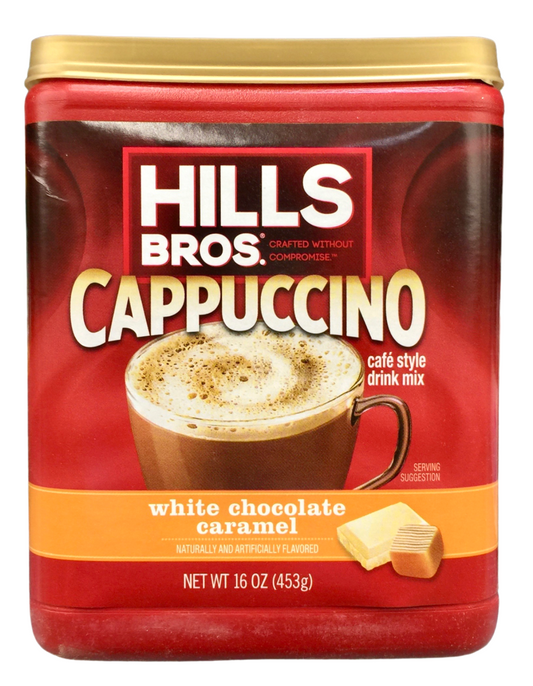 힐즈브로 Hills Bros 화이트 초콜렛 카라멜 카푸치노 믹스 453g