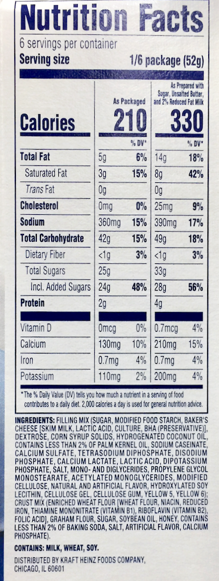 크래프트 Kraft 젤로 노베이크 치즈케이크 314g