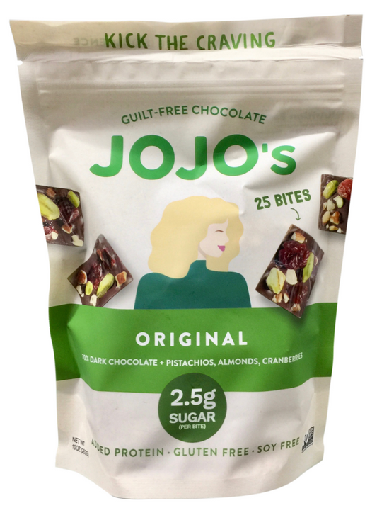 조조 Jojo's Non-GMO 글루텐-프리 무염 오리지널 다크초콜렛 283g *대마단백질 5g*