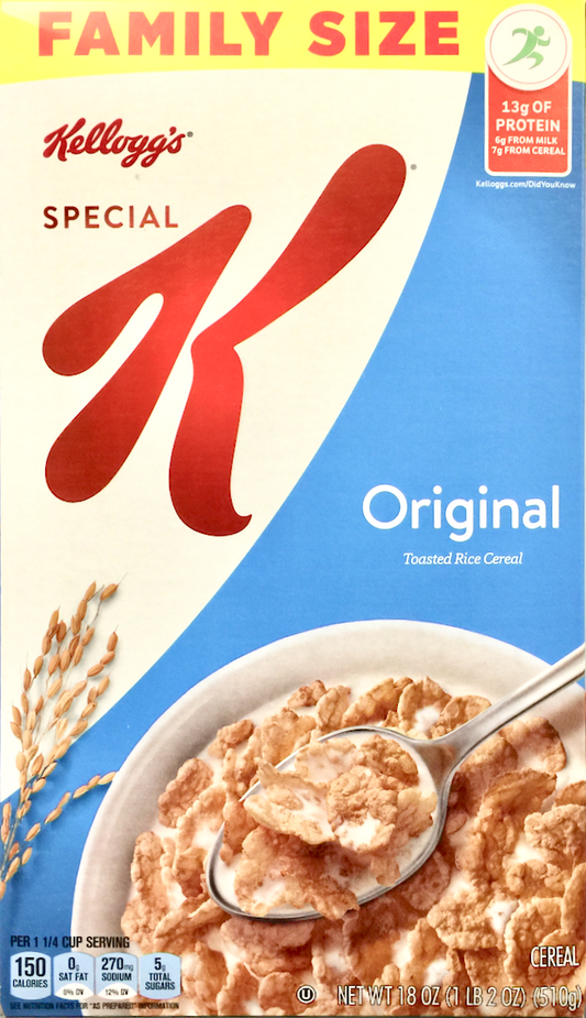 켈로그 Kellogg's 스페셜K 오리지널 시리얼 510g