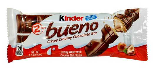 [풀사이즈팩] 킨더부에노 Kinder Bueno 헤이즐넛크림 웨하스 바 10ct (420g)