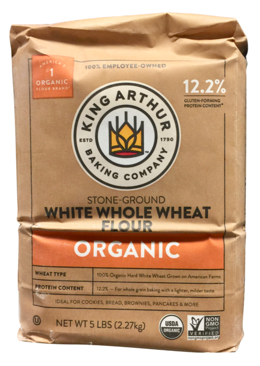 킹아써 King Arthur 유기농/Non-GMO 무표백 흰 통곡물 밀가루 2.27kg