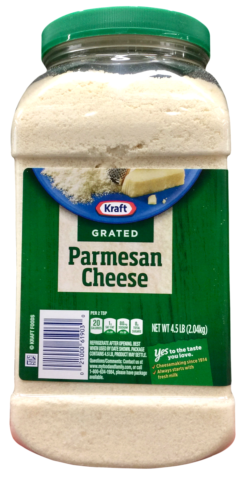 크래프트 Kraft 글루텐-프리 파마산 치즈 2.04kg