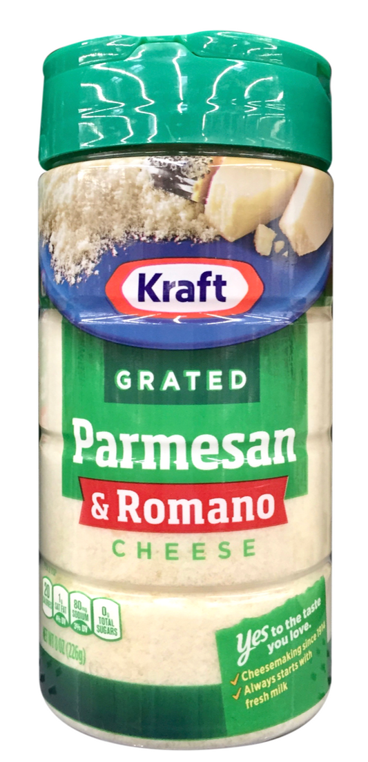 크래프트 Kraft 글루텐-프리 파마산•로마노 치즈 226g