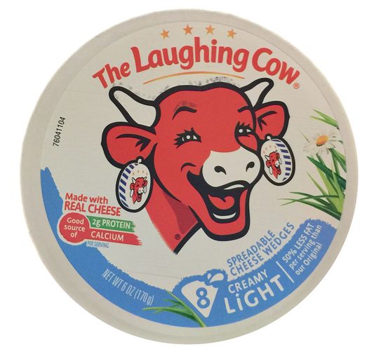 래핑카우 The Laughing Cow rBST-프리 크리미 라이트 치즈 스프레드 170g