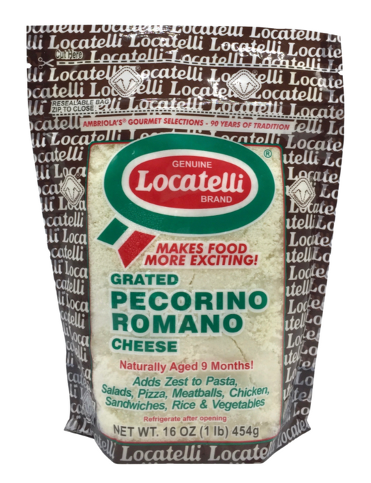 로카텔리 Locatelli GMO-프리 페코리노 로마노 치즈 454g