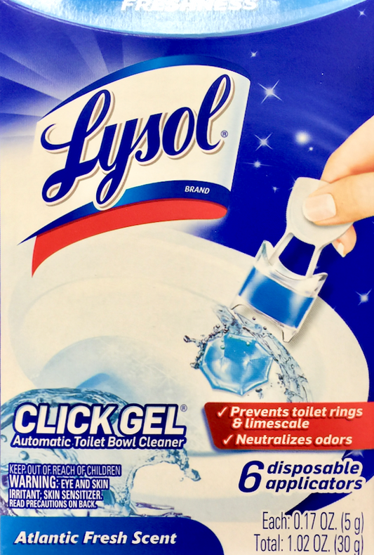 라이졸 Lysol 자동 변기클리너 클릭젤 Original 6pc