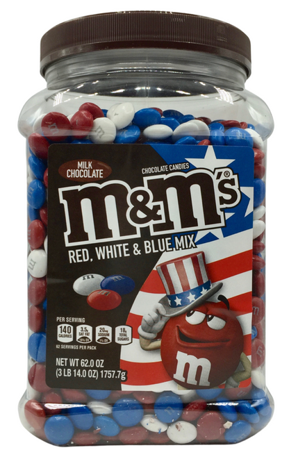 마스 Mars M&M's 밀크초콜렛 엠앤엠 레드화이트블루  1.75kg *5~7월 한정판*