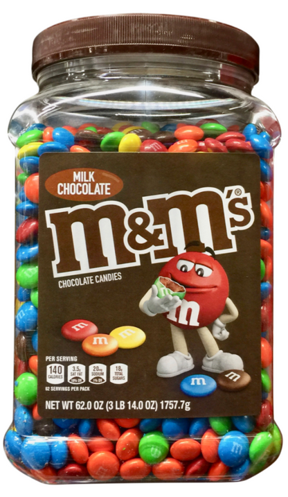 마스 Mars M&M's 밀크초콜렛 엠앤엠 캐니스터 1.7kg