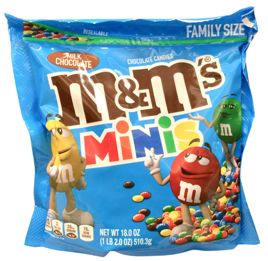 마스 Mars M&M's 엠앤엠 미니스 510g