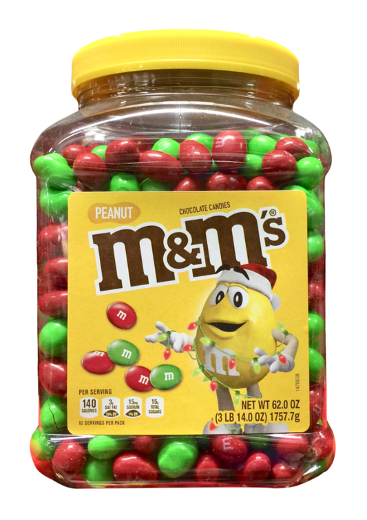 마스 Mars M&M's 땅콩 엠앤엠 캐니스터 1.75kg *홀리데이 한정판*