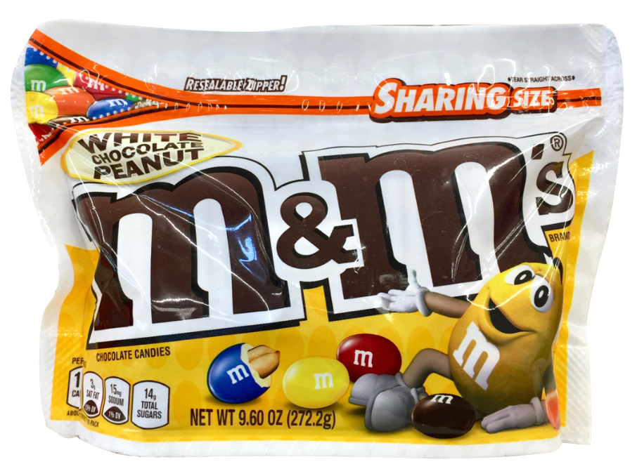 마스 Mars M&M's 화이트 땅콩 엠앰엠 272g