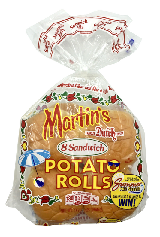 마틴 Martin's 감자 햄버거/샌드위치 롤 8ct (425g)