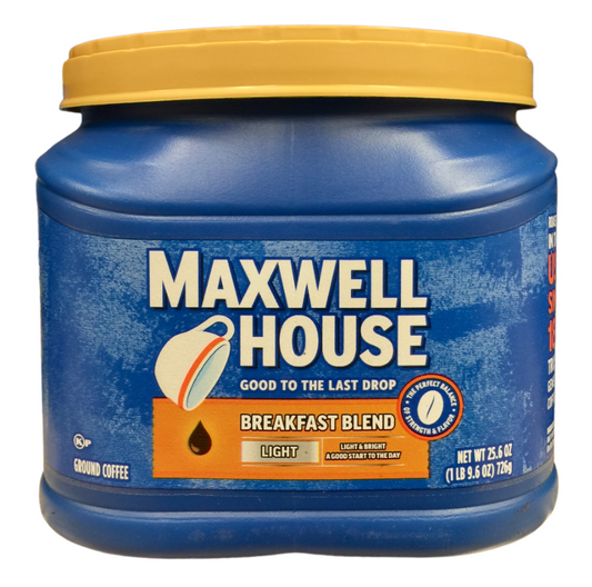 맥스웰 Maxwell 브렉퍼스트 블렌드 라이트 로스트 분쇄 커피 726g