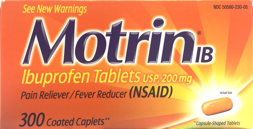 모트린 Motrin 아이부프로펜 200mg 300정