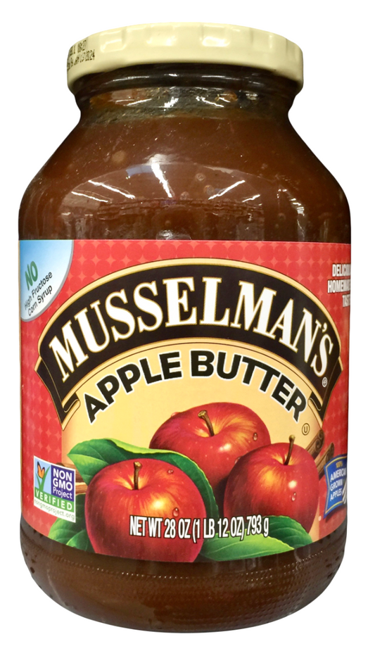 머슬맨 Musselman's Non-GMO 글루텐-프리 애플 버터 793g