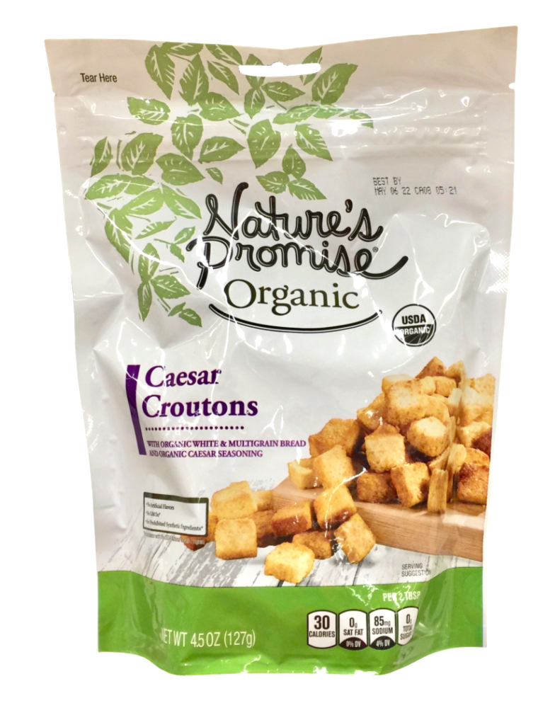 네이처스프라미스 Nature's Promise 유기농 시저 크루통 127g 2ct (254g)