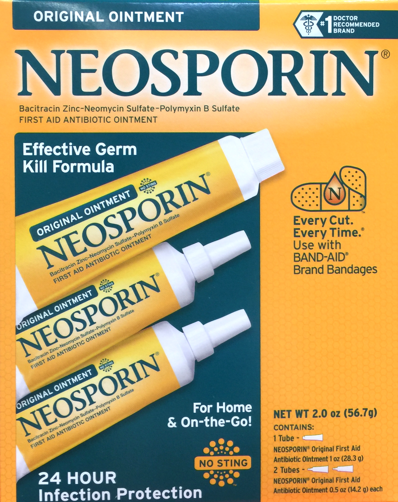 네오스포린 Neosporin 항생제 연고 3개 (56.7g)