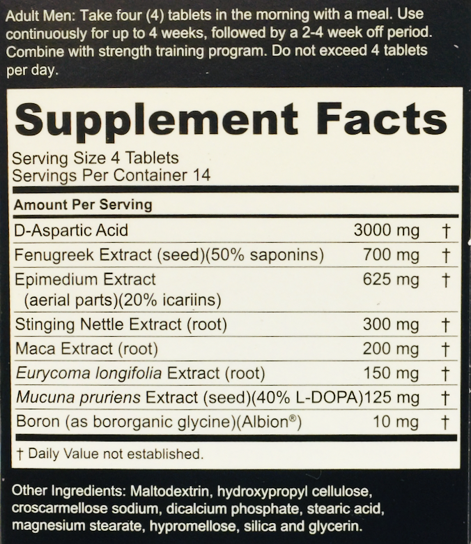 누지닉스 Nugenix 얼티밋 테스토스테론 부스터 120정