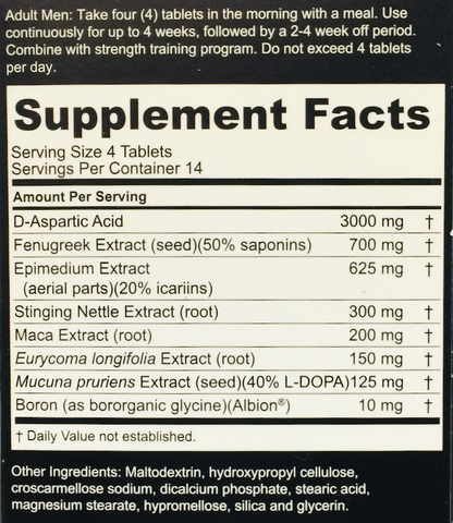 누지닉스 Nugenix 얼티밋 테스토스테론 부스터 120정