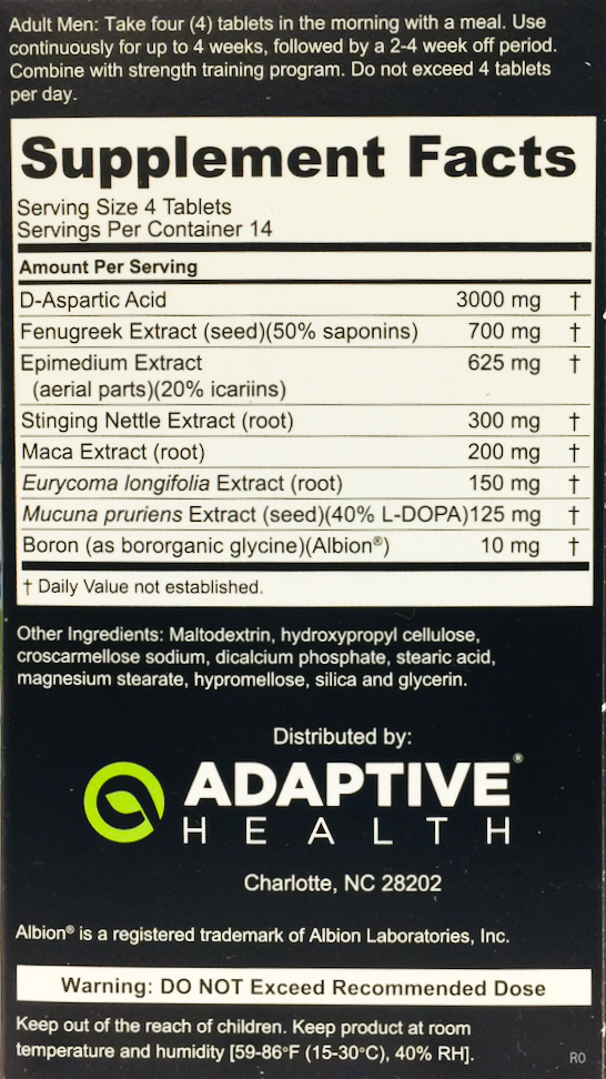 누지닉스 얼티밋 테스토스테론 부스터 56정