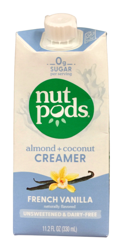 너트포즈 Nut Pods Non-GMO 슈가/글루텐/카라지난-프리 프렌치바닐라 당뇨/케토 크리머 330ml 12팩 (3.9L)